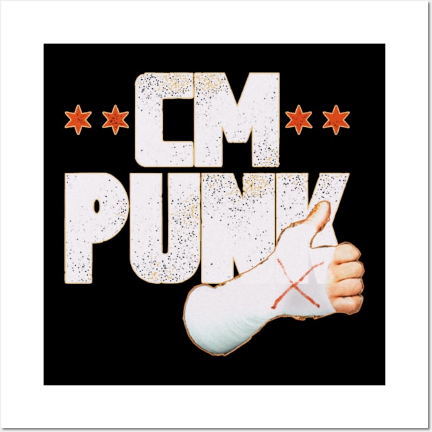 cm punk iconic symbol Wall Art by valentinewords